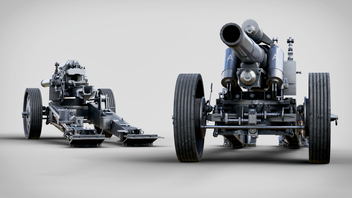Rigged Howitzers WW2 Bundle