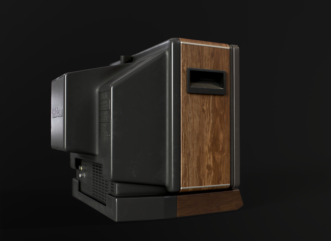Retro TV Wooden case