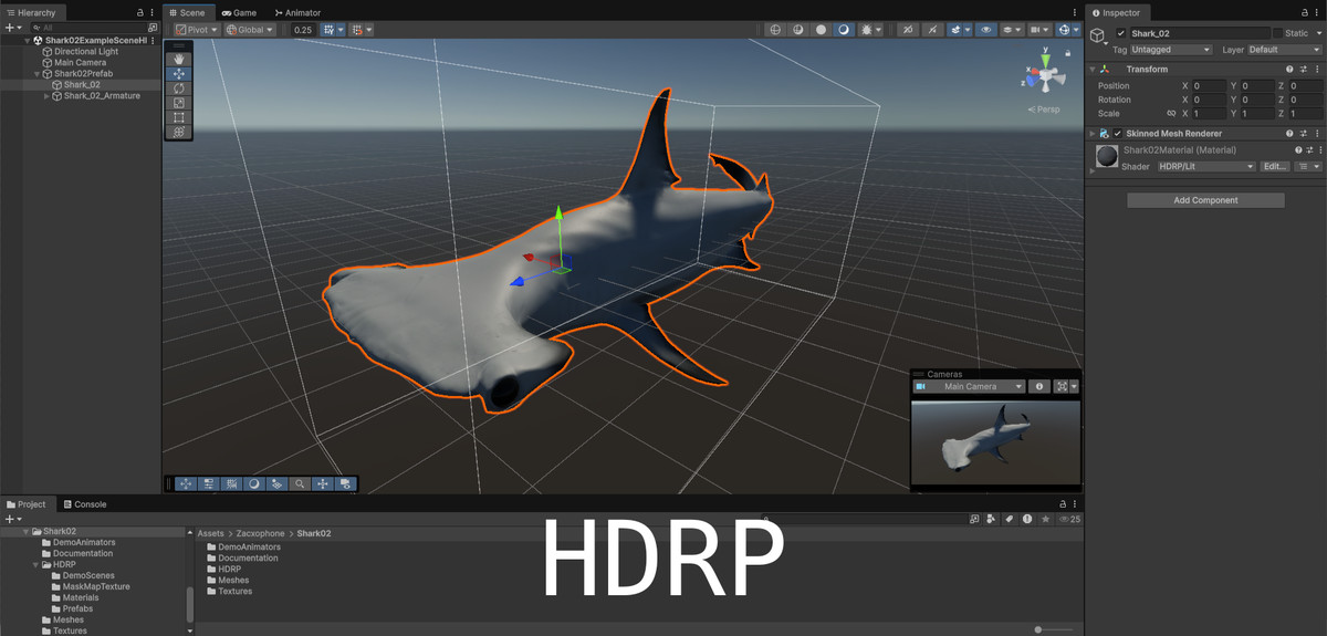 Animated Hammerhead Shark (02)