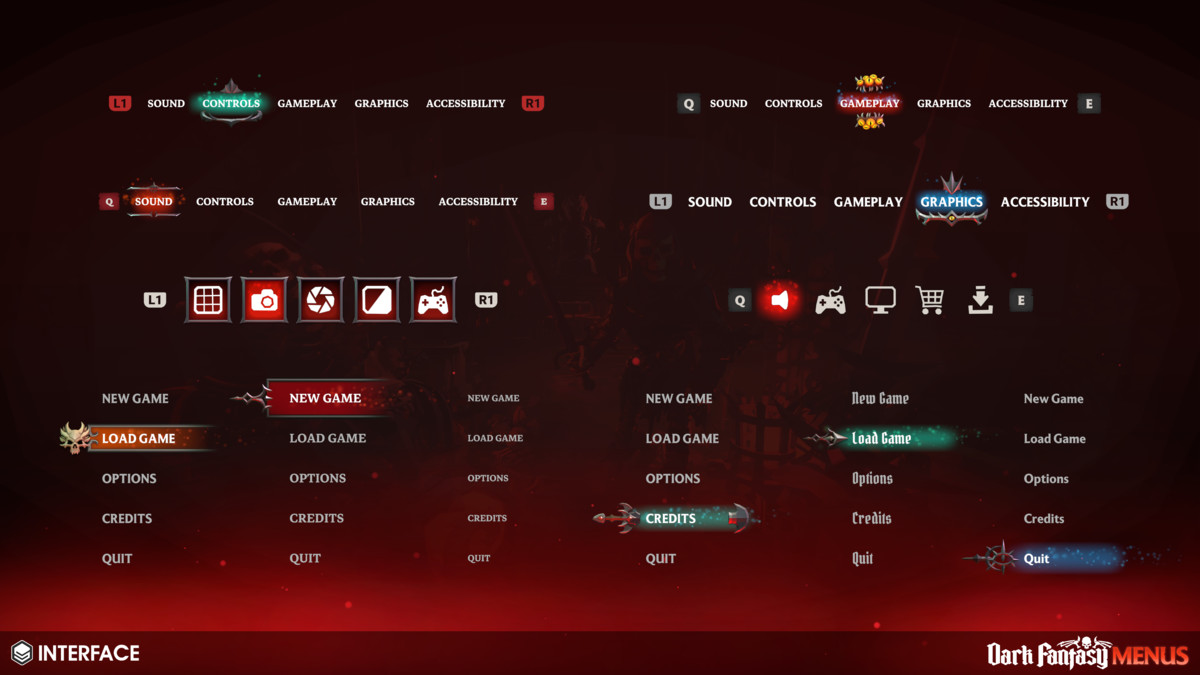 Dark Fantasy Menus - Synty INTERFACE - GUI, image 28