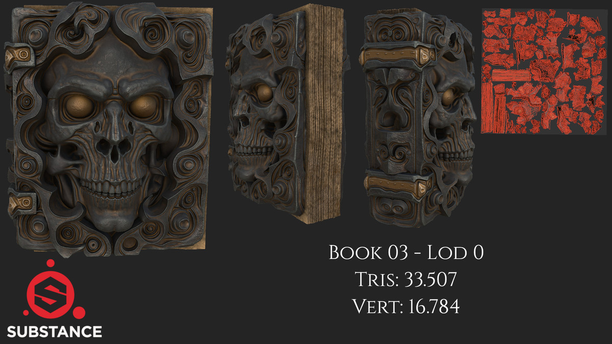 7 Dark Fantasy Books / Grimoire / Tome
