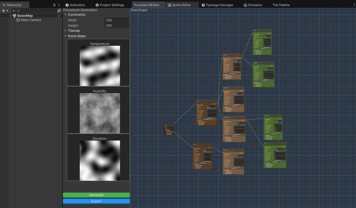 2D Procedural Generator Editor