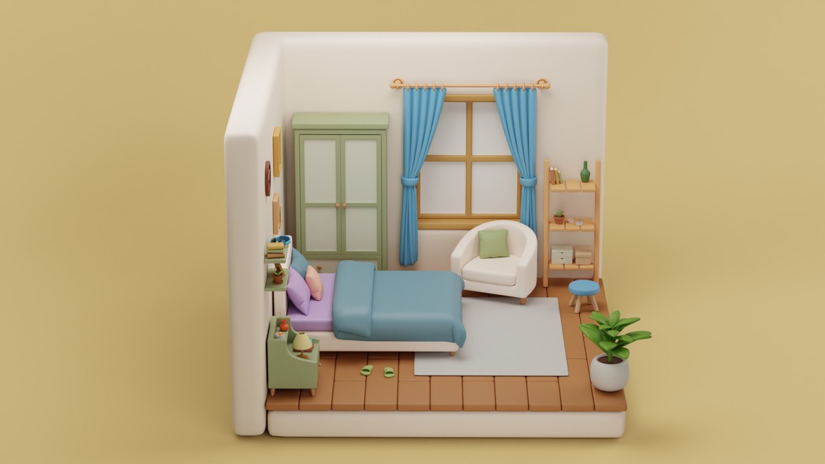 Cozy Room Props Plus Bundle - Interior Props & Modular Parts