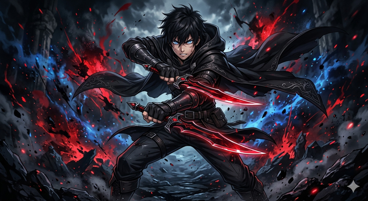 Anime Dual Dagger Animation Pack