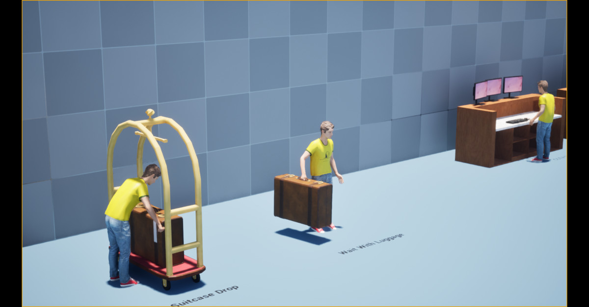 Hotel Staff Animation