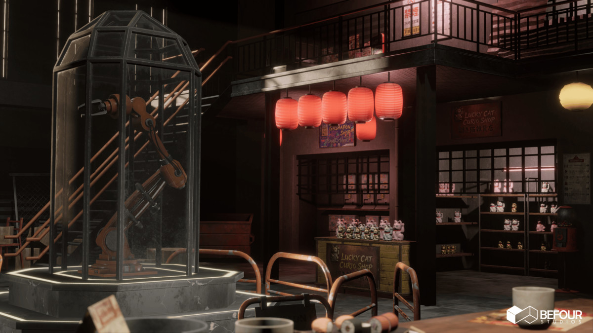 Japanese Old Shopping Mall Environment (Modular, Asian, Abandoned)