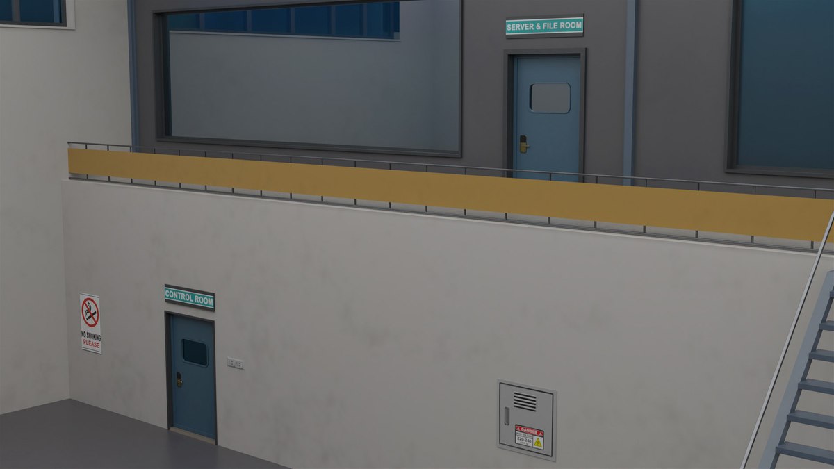 Logistic Cargo Warehouse Interior and Exterior URP HDRP Textures