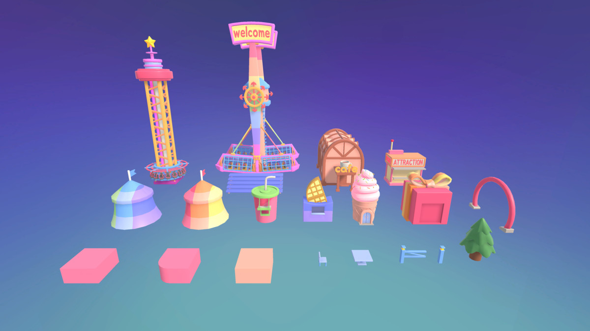 Theme Park(UModeler X)