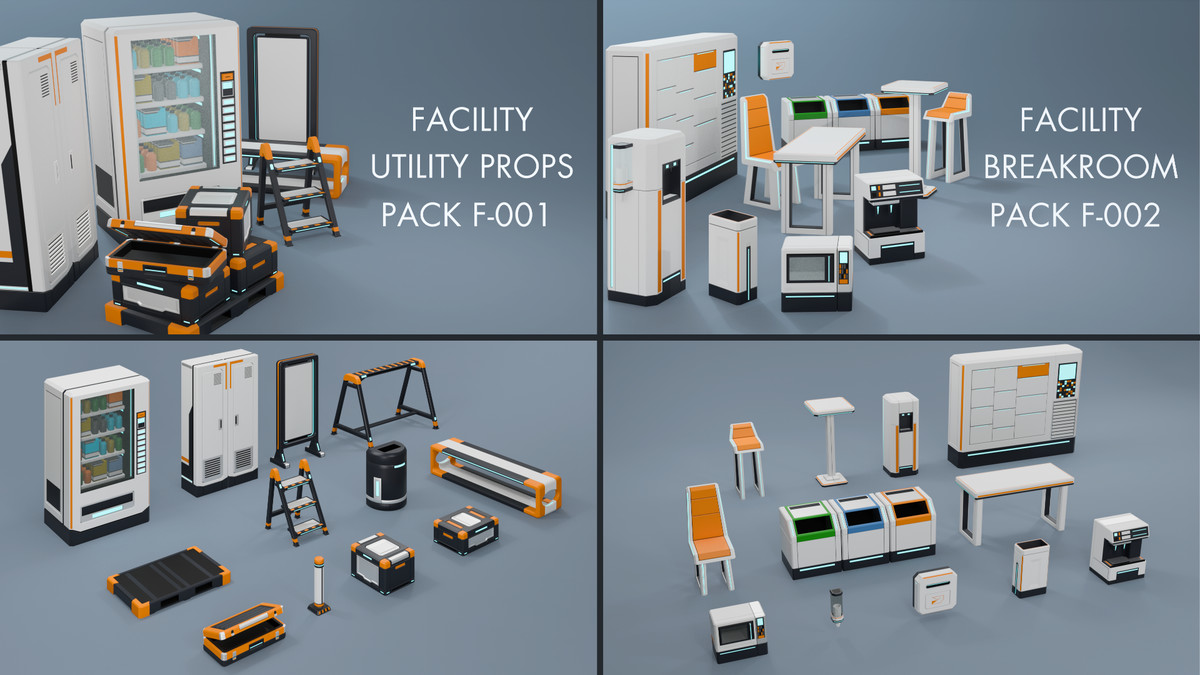 LOW POLY SCI-FI ULTIMATE ASSET LIBRARY