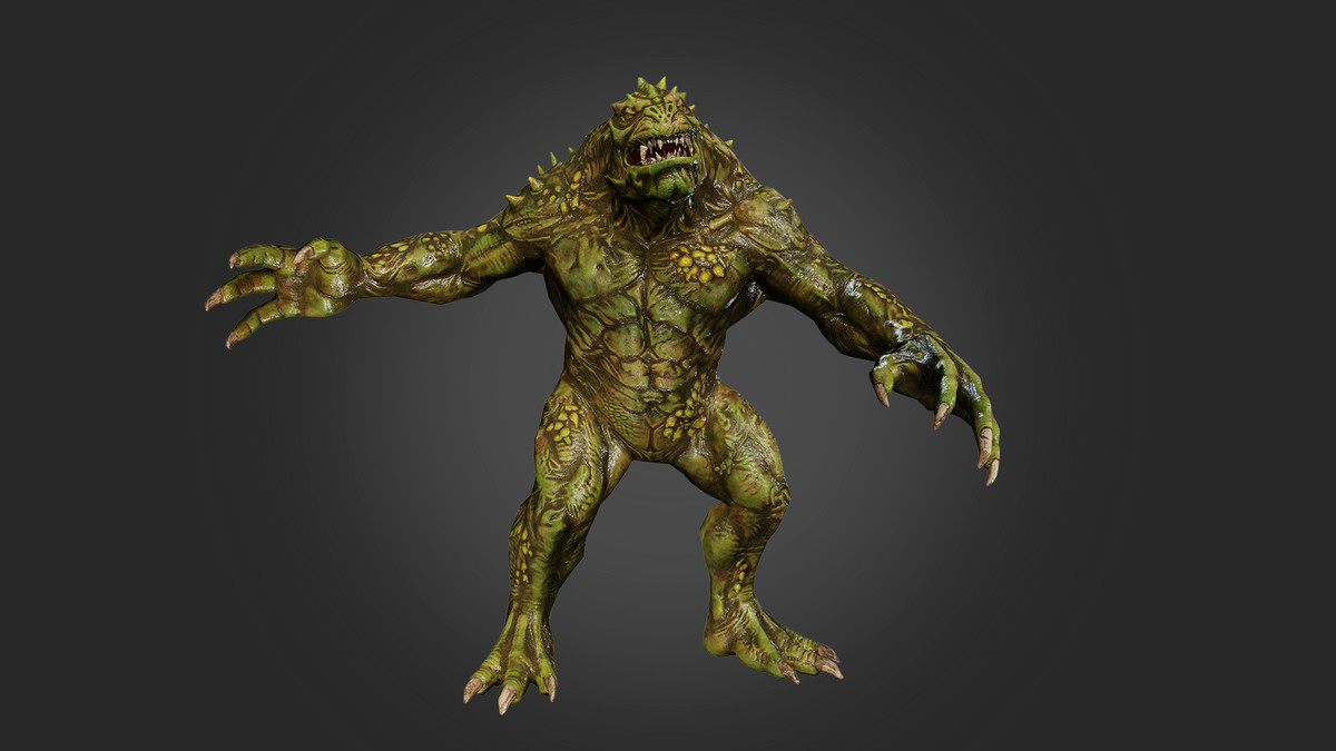 Swamp monster creature