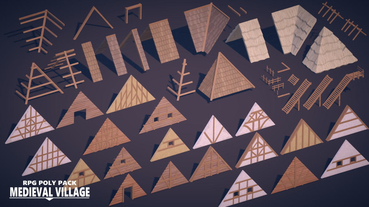 RPG Poly Pack - Medieval Village