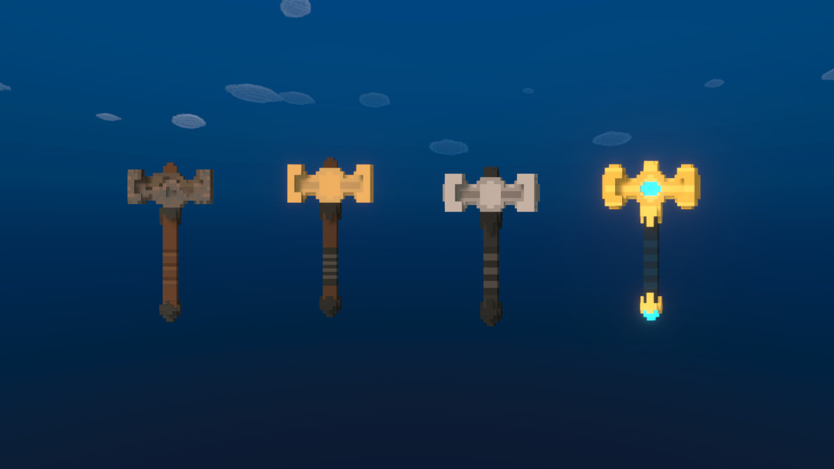 Fantasy Weapons & Tools Pack FULL — Voxel style medieval tiered collection