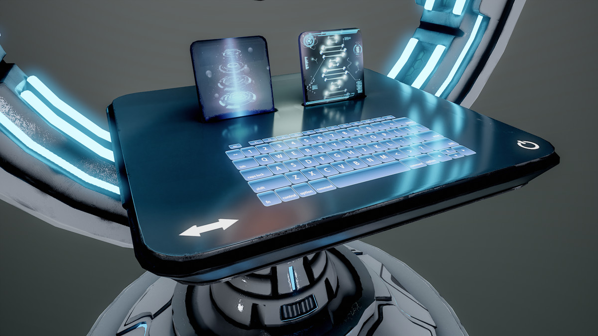 NeoDesk – Futuristic Mobile Desk