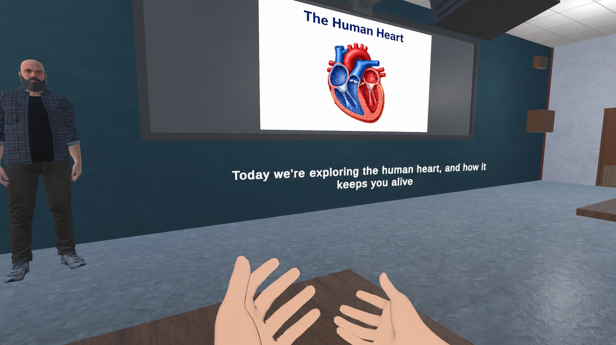 VR Classroom Simulation Template