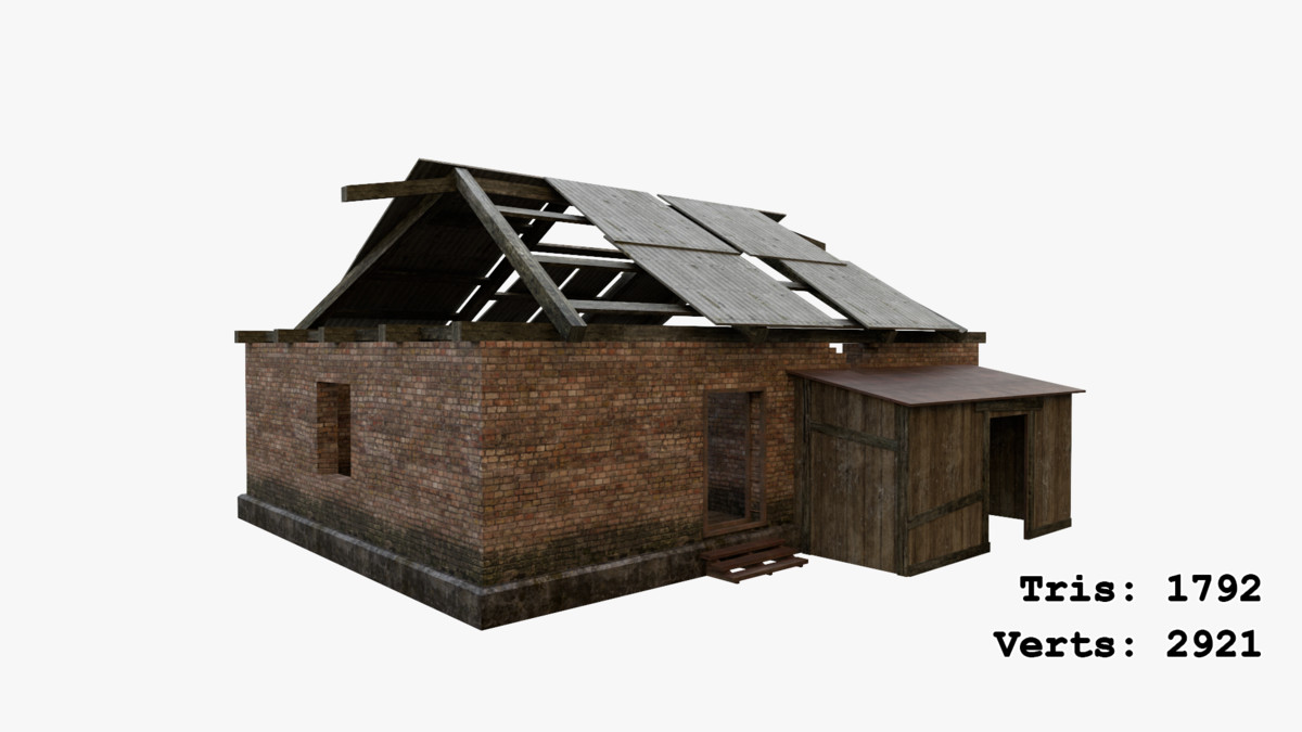 Abandoned Apocalyptic Buildings Mega Pack