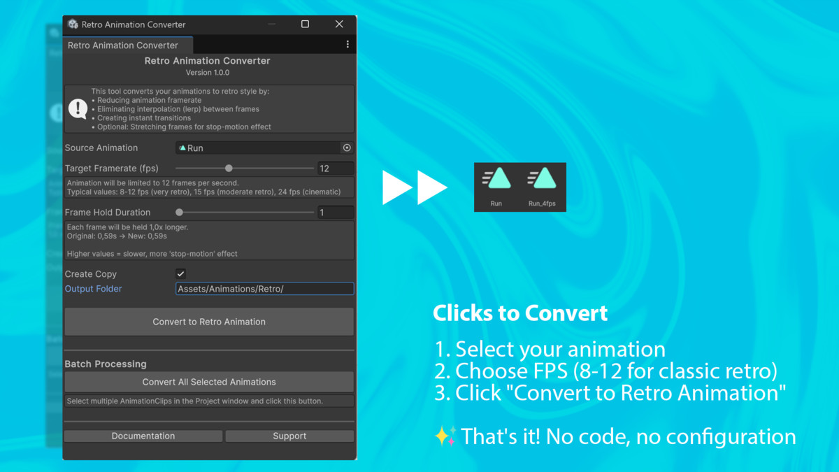 Retro Animation Converter