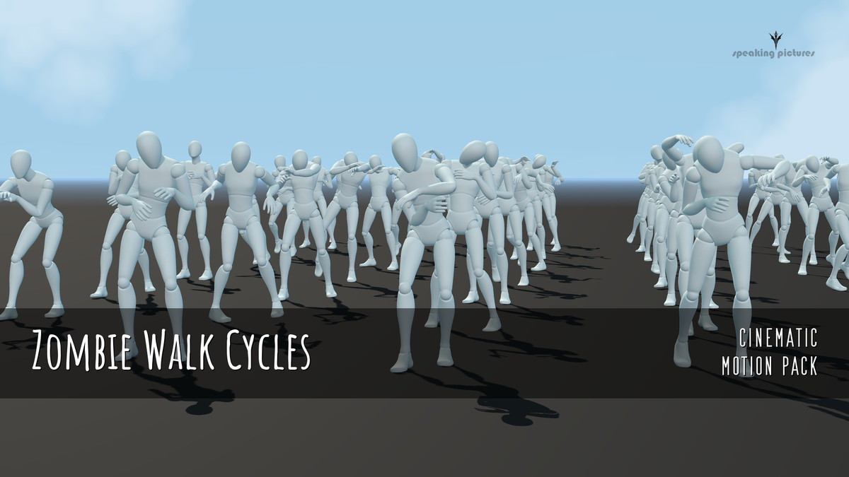 Zombie Walk Cycle (Loops) - Vol 1