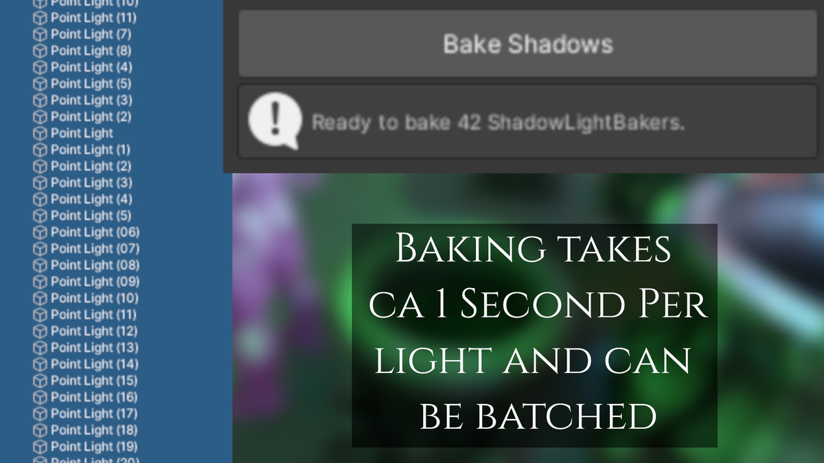 Point Shadow Baker: URP Performance Optimizer
