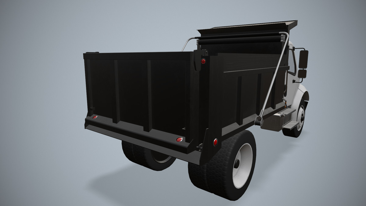 White Dump Truck (330)