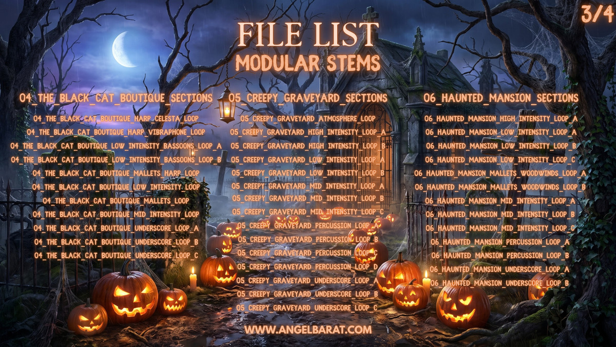 Halloween & Spooky Orchestral Pack: Adaptive Game Audio