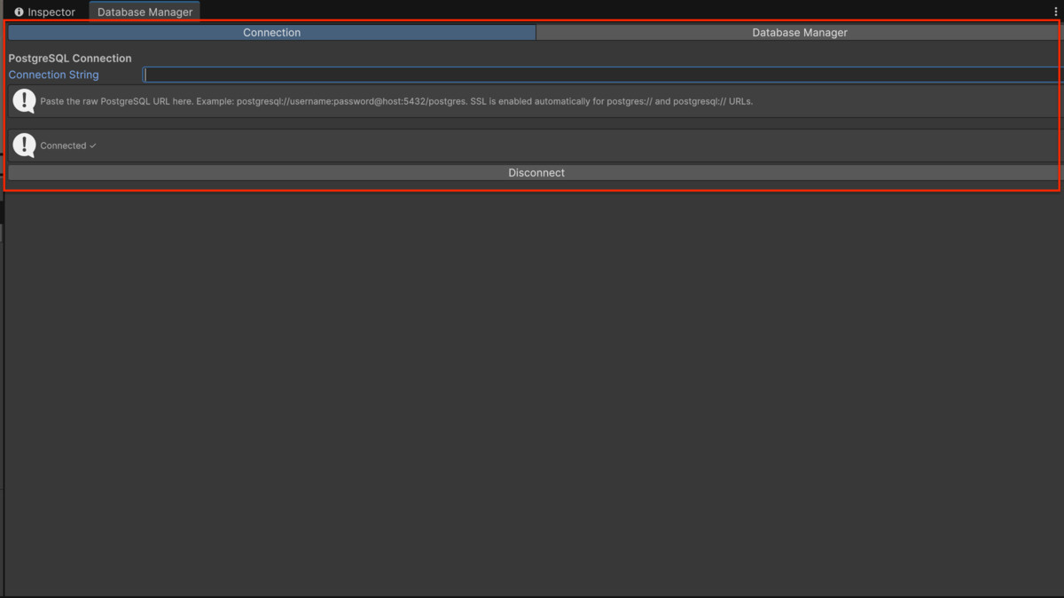 PostgreSQL Database Manager