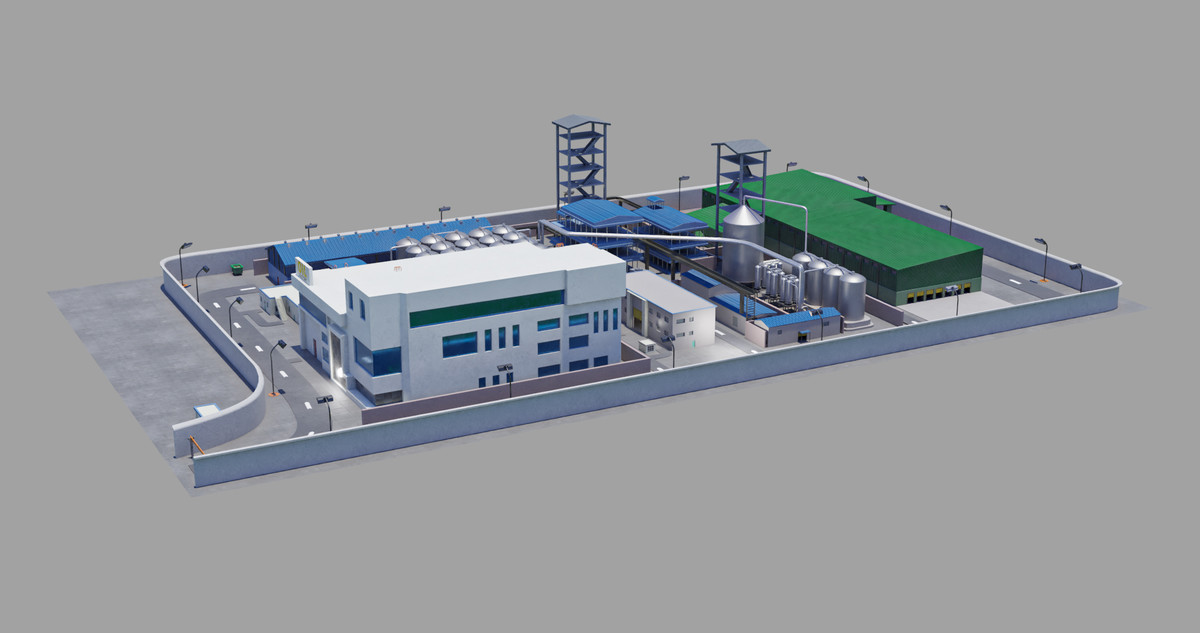 Factory Warehouse Exterior and Interior URP and HDRP Textures