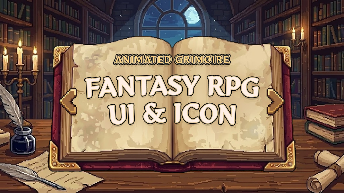 Pixel RPG UI Mega Pack: 4-in-1 Ultimate Bundle