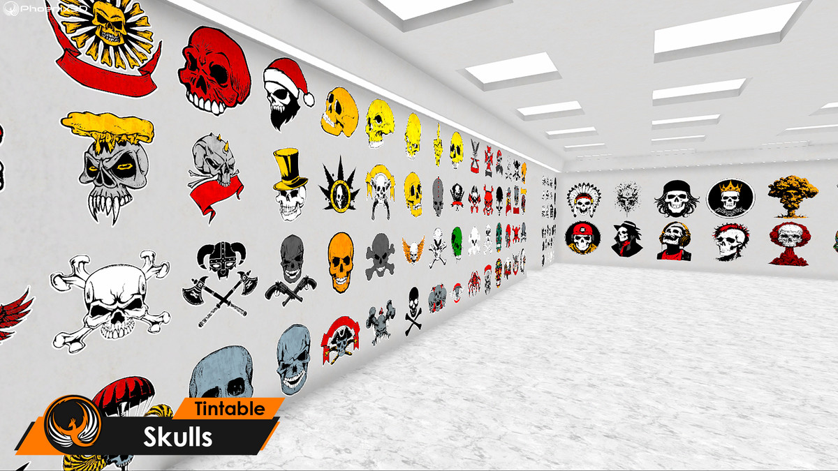 P3D: Mega Decal Textures (3500+ for Walls, Cars, and Level Design)