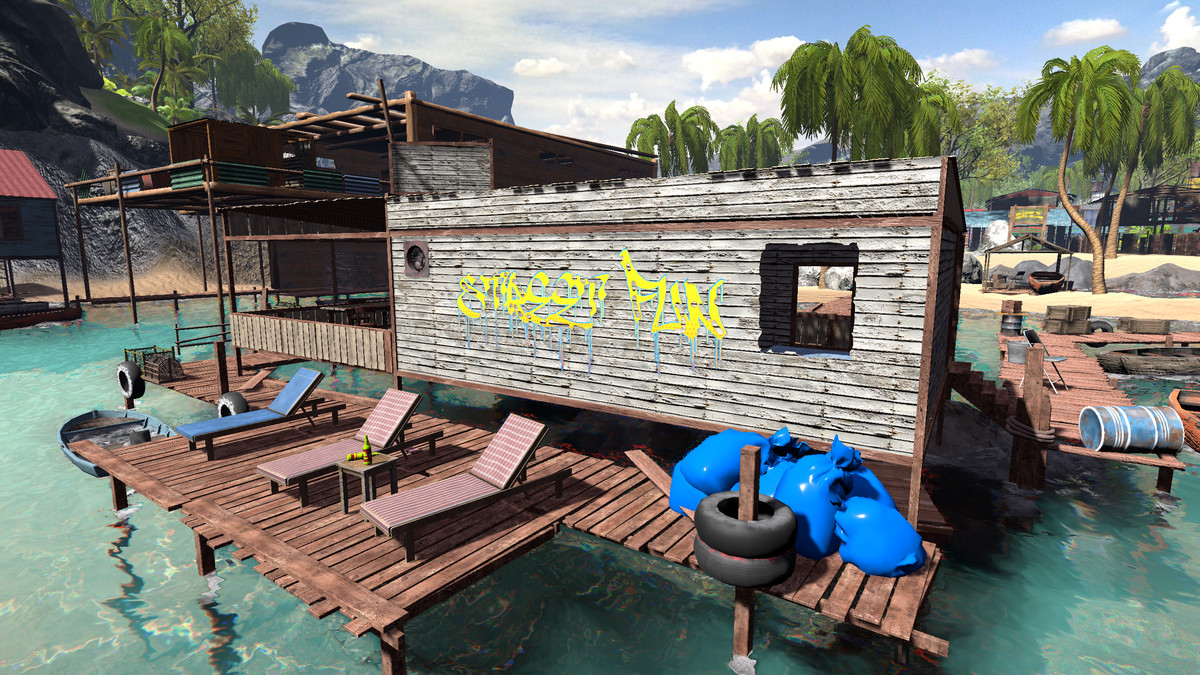 South Pacific Island - Map