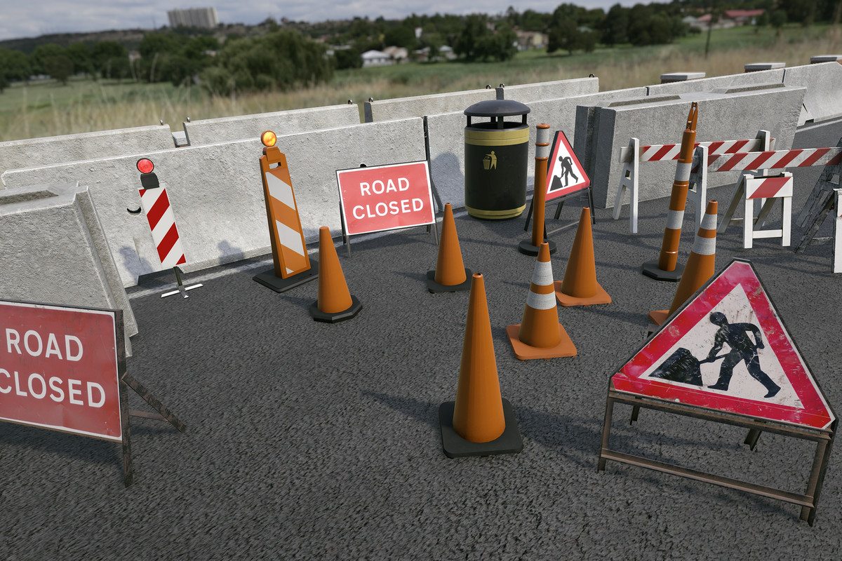 Road Cones, Barriers & Street Props