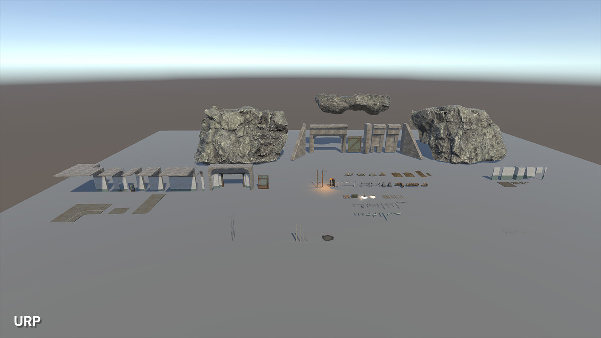 WW2 & Cold War Modular Military Bunker Entrance, Tunnel and Checkpoint