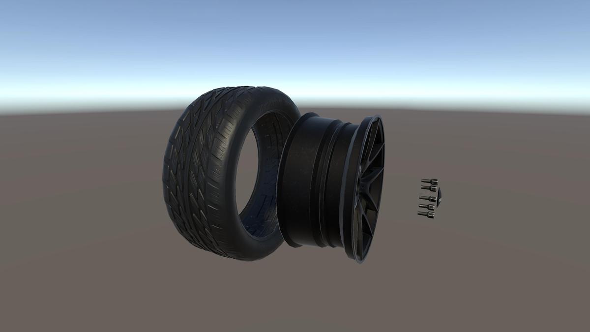 Kryxen Wheel V1 - Gloss_Black - Game Ready