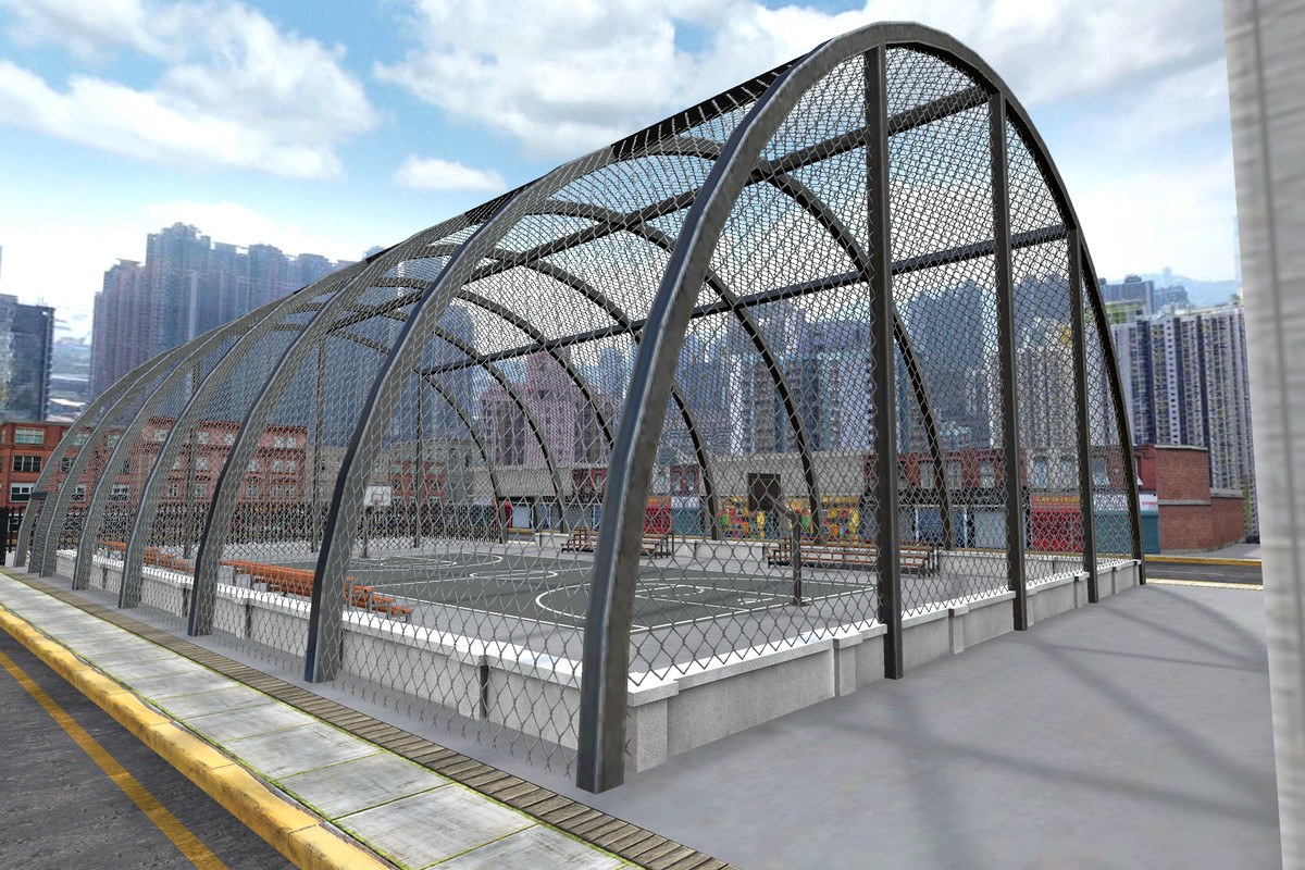 Pro Basketball Arena 3D Game Ready Sports Stadium Environment (Mobile Optimized)