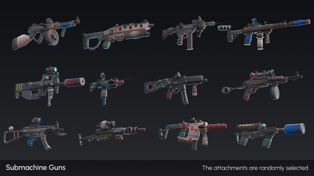 Apocalypse Weapons - Low Poly 3D Models Pack