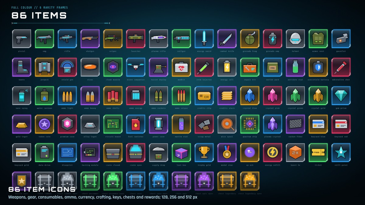 Holo UI: Sci-Fi GUI Kit | 724 Prefabs, 69 Demo Scenes, HUDs & Mobile