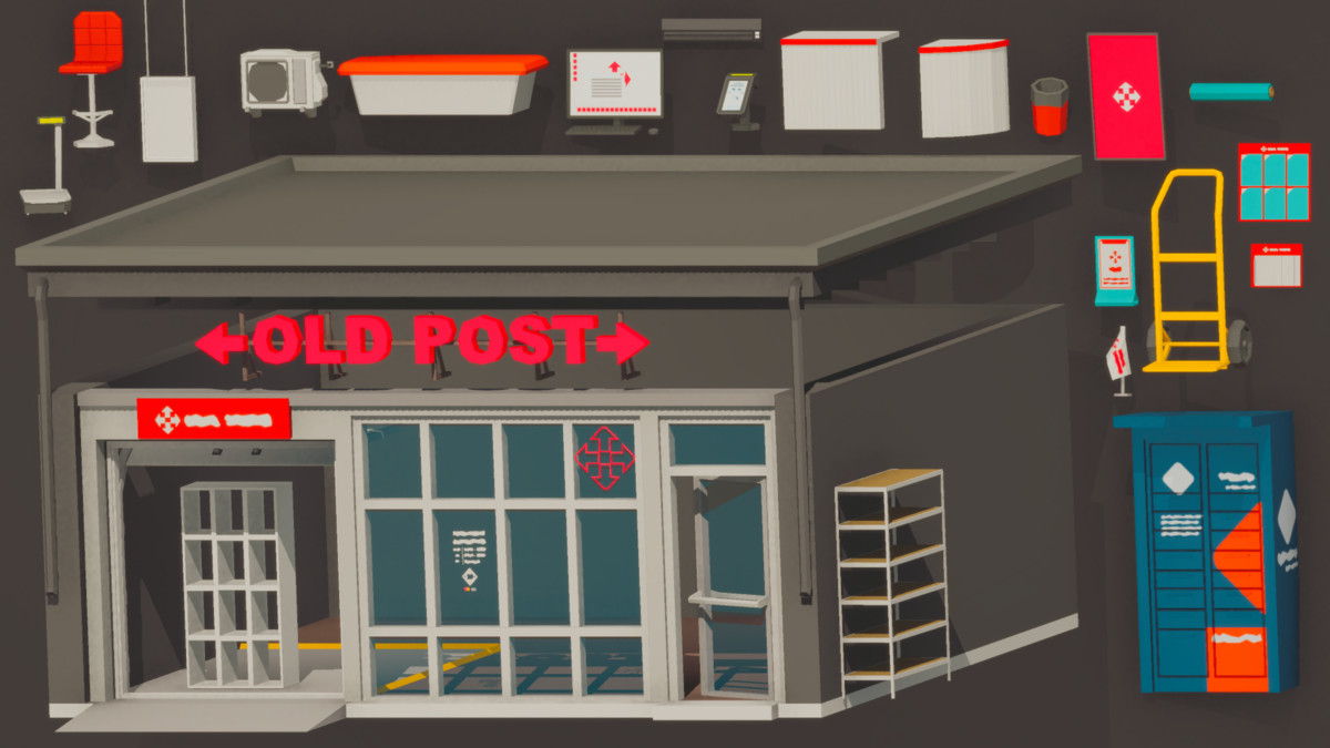 Low Poly Post Office