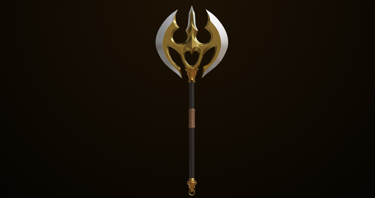 Battle Axe 06 Bronze URP HDRP Textures