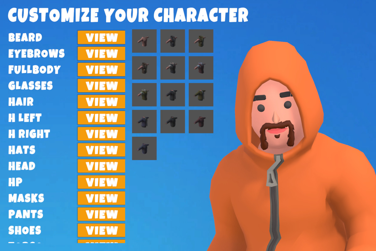Customizable 3D Battle Royale Characters Vol 3