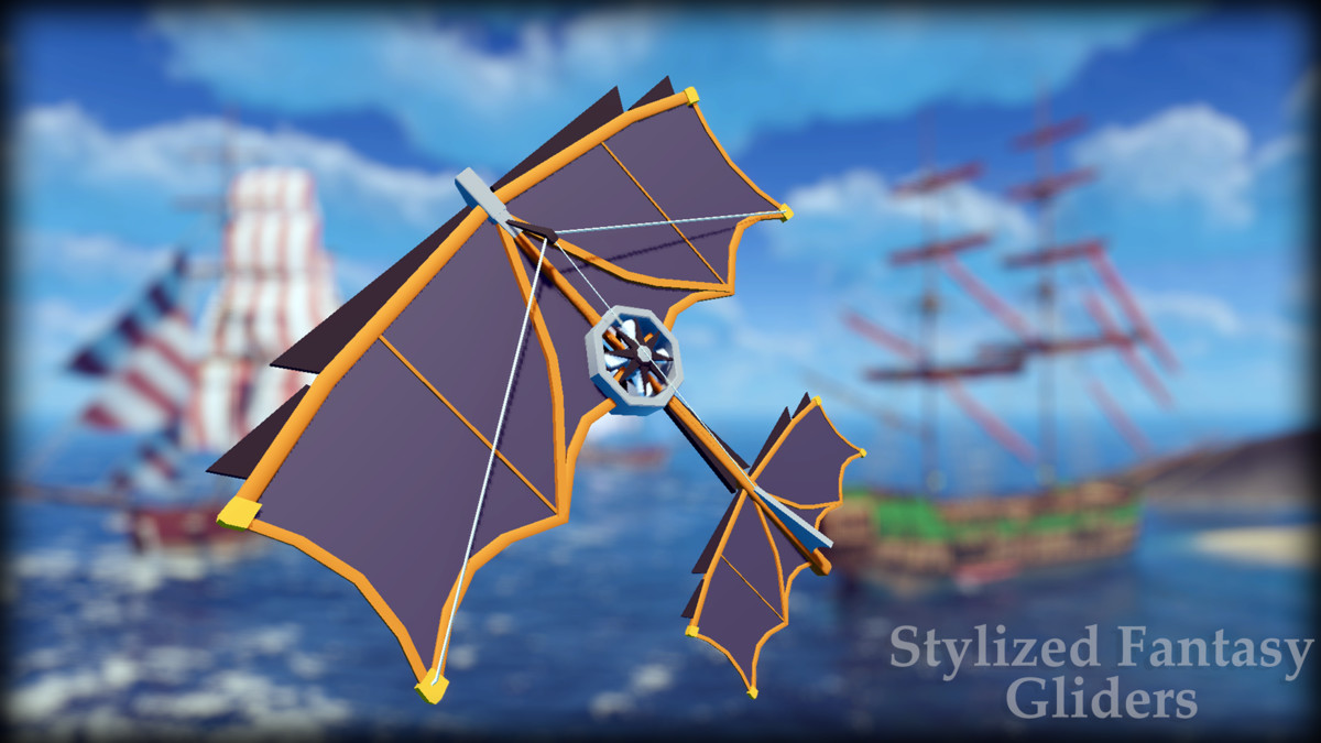 Stylized Fantasy Gliders - By Yorakeys
