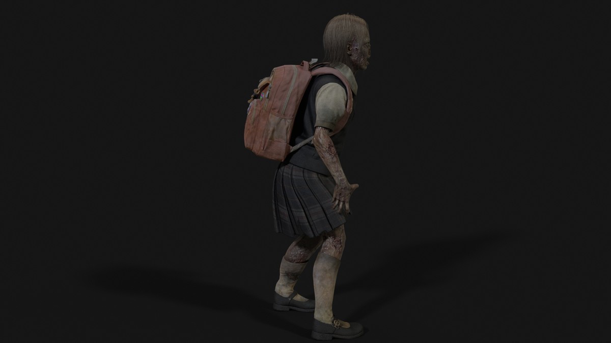 Gradeschooler Girl — American School Zombie Collection