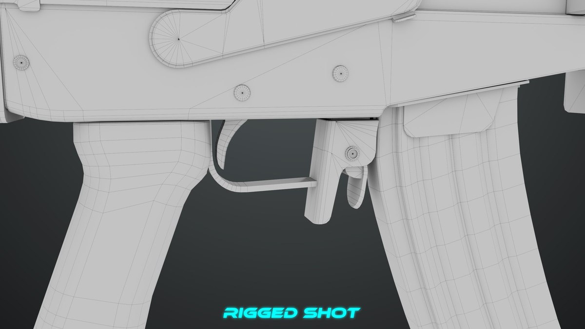 Machine Gun 13 Metal URP HDRP Textures