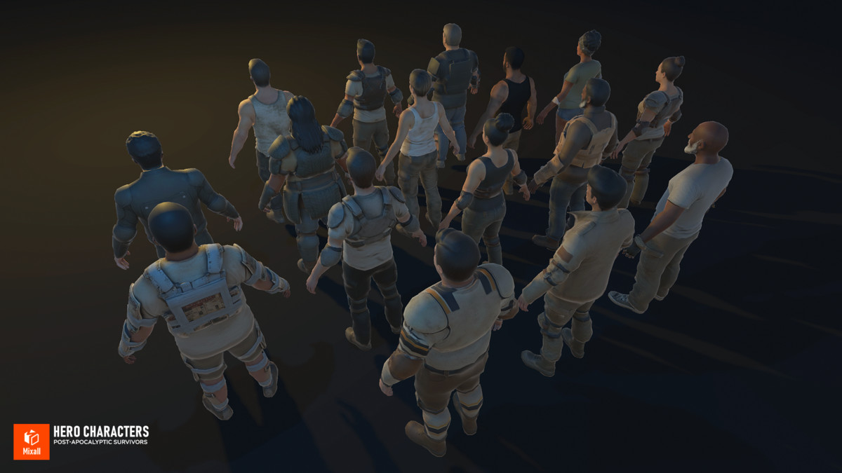 Hero Characters - Post-Apocalyptic Survivors
