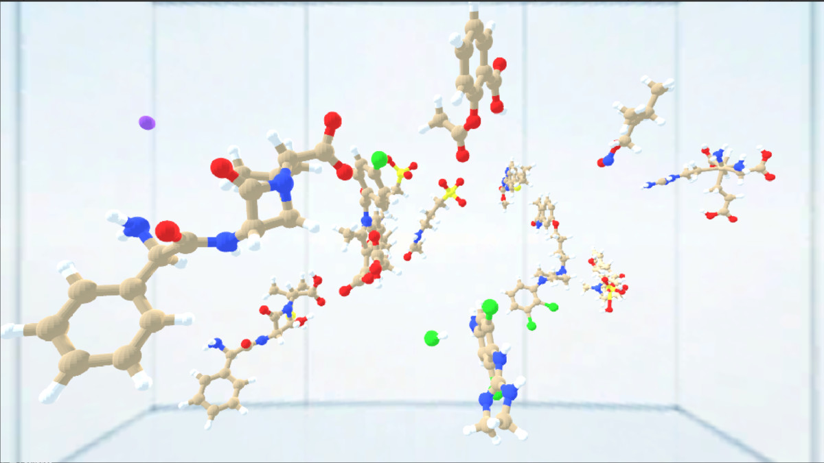 Chemical Molecules 3D Pack