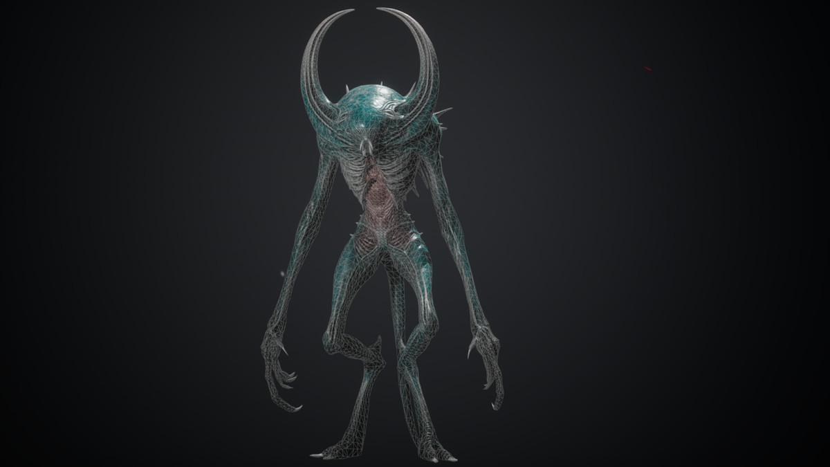 Crescent Horn Horror - Humanoid Creature 3