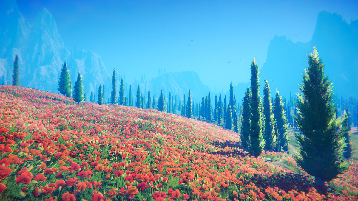 Stylized Cypress Valley