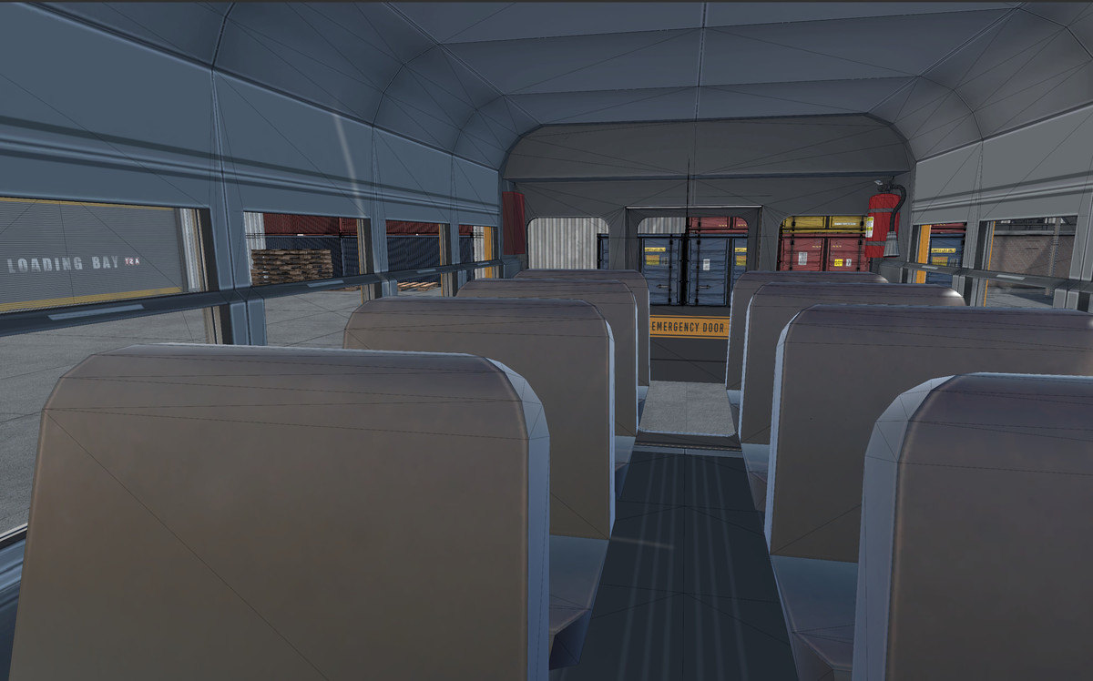 80s generic american school bus