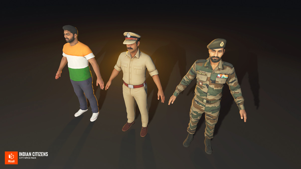 Indian Citizens – City NPCs Pack