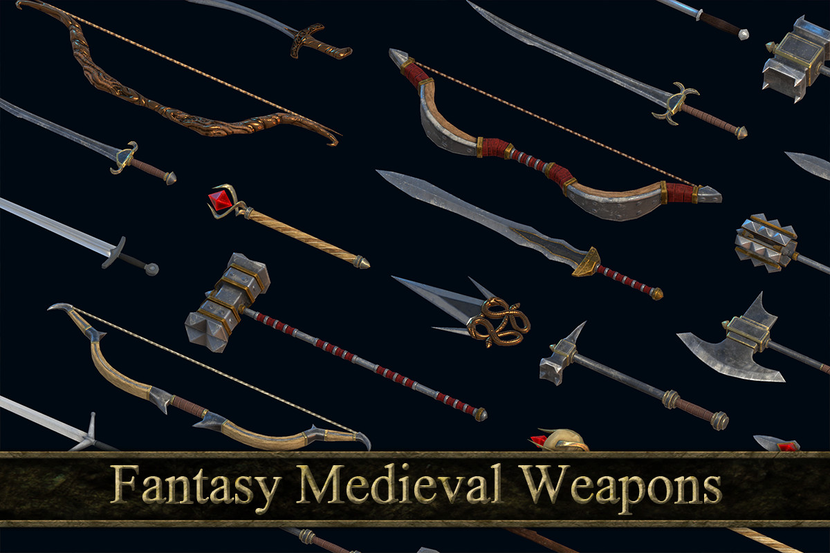 Fantasy Medieval Equipment Bundle (3 Packs)