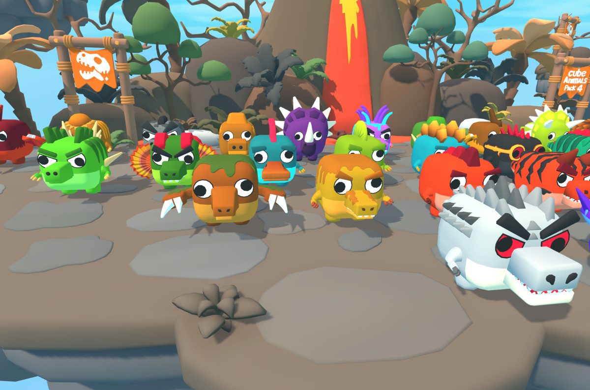 Cute Magic – Cube Dinosaurs Pack 4