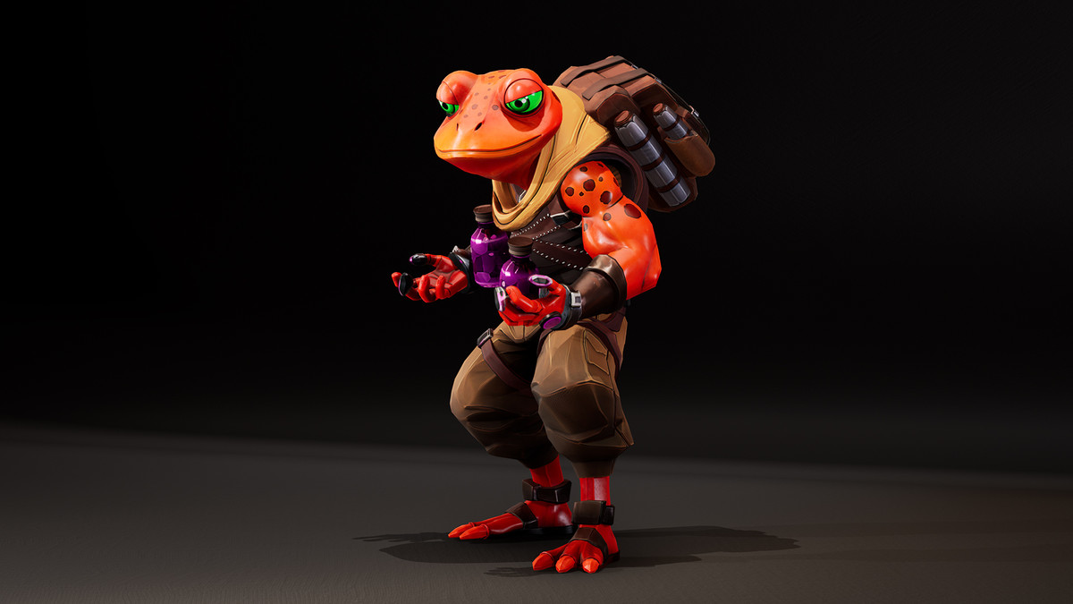 Stylized Alchemist Frog – Fantasy Character Pack (3 Skins)